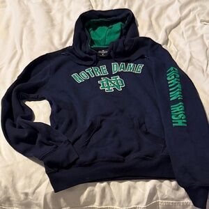 Colosseum Navy and Green Hoodie